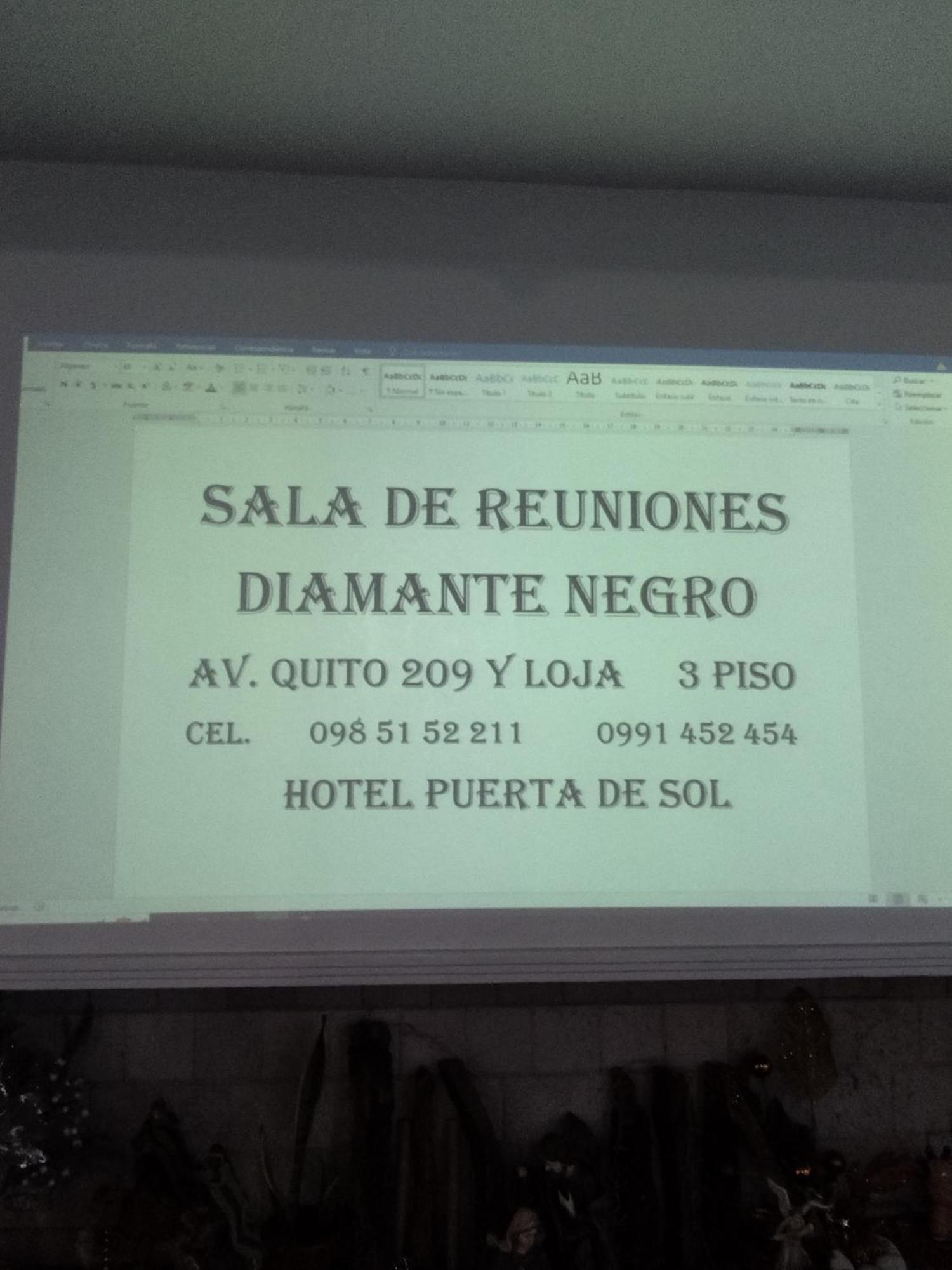 Hotel Puerta Del Sol Санто-Доминго-де-лос-Колорадос Экстерьер фото